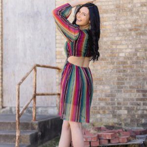 Crazy Train Lil Peep Dress - Serape - Back Cut Out Dress XL